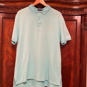 Polo by Ralph Lauren polo shirt/ light summer green in color. Size XL